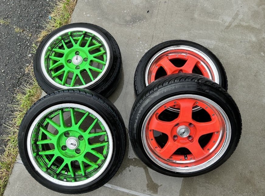 YANASE_STYLE's tweet photo. 15インチ7j
MS1  ＋34
SP-1 ＋32
#ホイール売ります
#車売ります https://t.co/oZ6bBKSznL