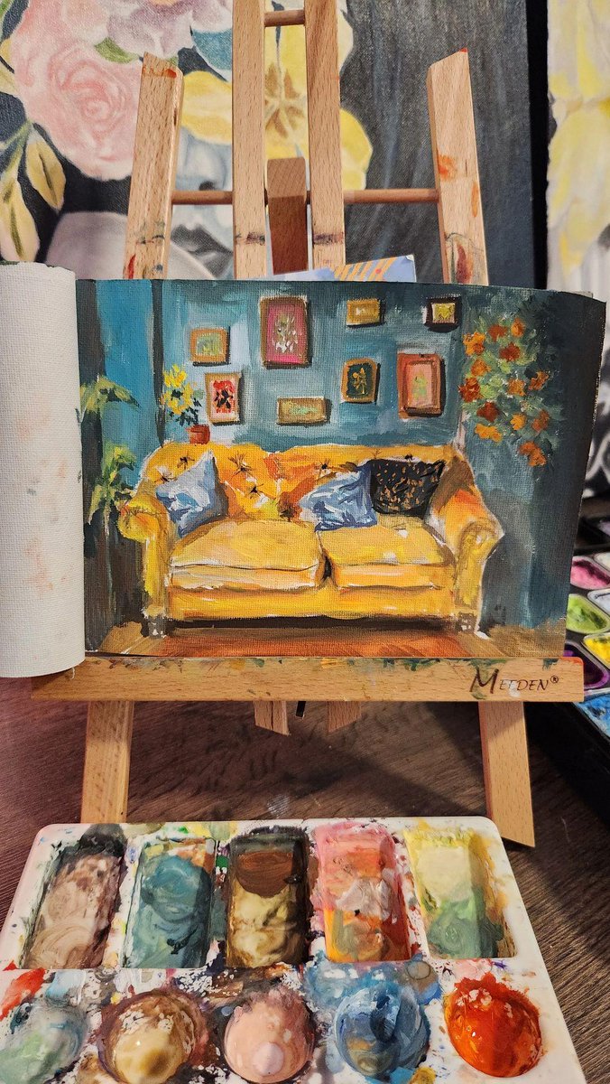 skartbysumera's tweet photo. Let's play 😊 
Which one of these did I paint LIVE on my YouTube channel? Link to my channel in bio. Sub and hit the bell to get notification when I go LIVE again to paint another one :). Bring your work and hang out for a chat and make art together, perhaps? Its so fun 😊 #art https://t.co/jMM4FDeLp1