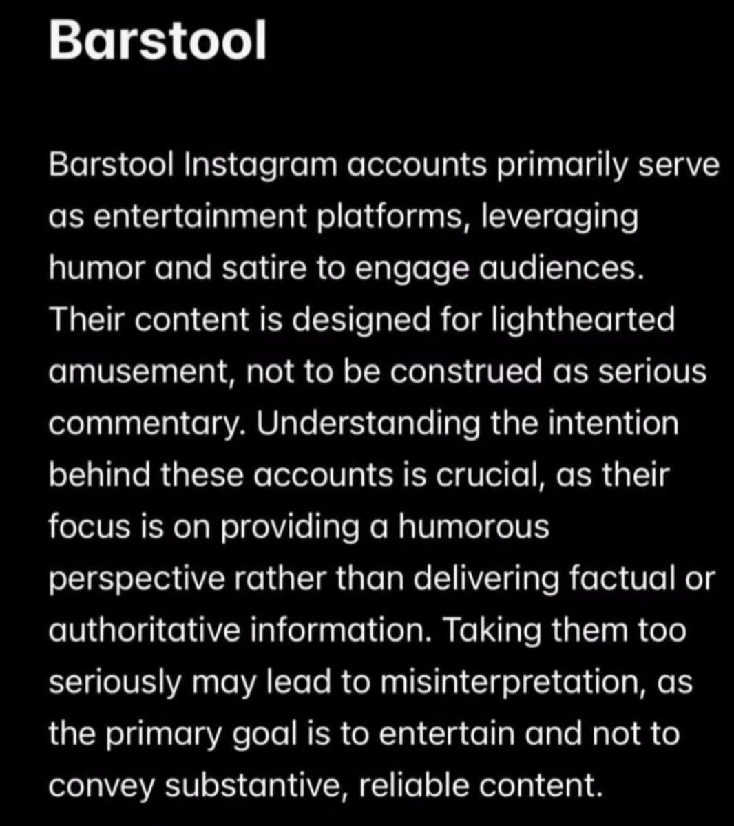 Harlan_Barstool's tweet image. Just for parents, in case you come across the Harlan Barstool.