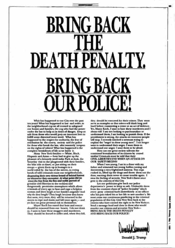 <a href="/MeidasTouch/">MeidasTouch</a> Trump STILL asserts the Central Park Five were guilty