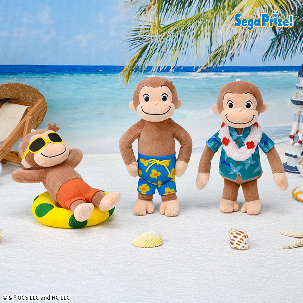 プライズ】 すやすや眠る「ジョージ」の大きなぬいぐるみと、夏を満喫