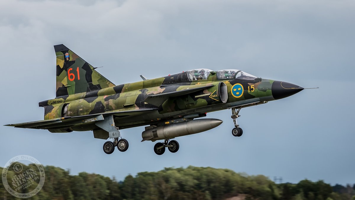 JnAviPhoto's tweet photo. Swedish Air Force Historic Flight´s #SAAB Sk 37E Viggen. https://t.co/0DeExY6qqt