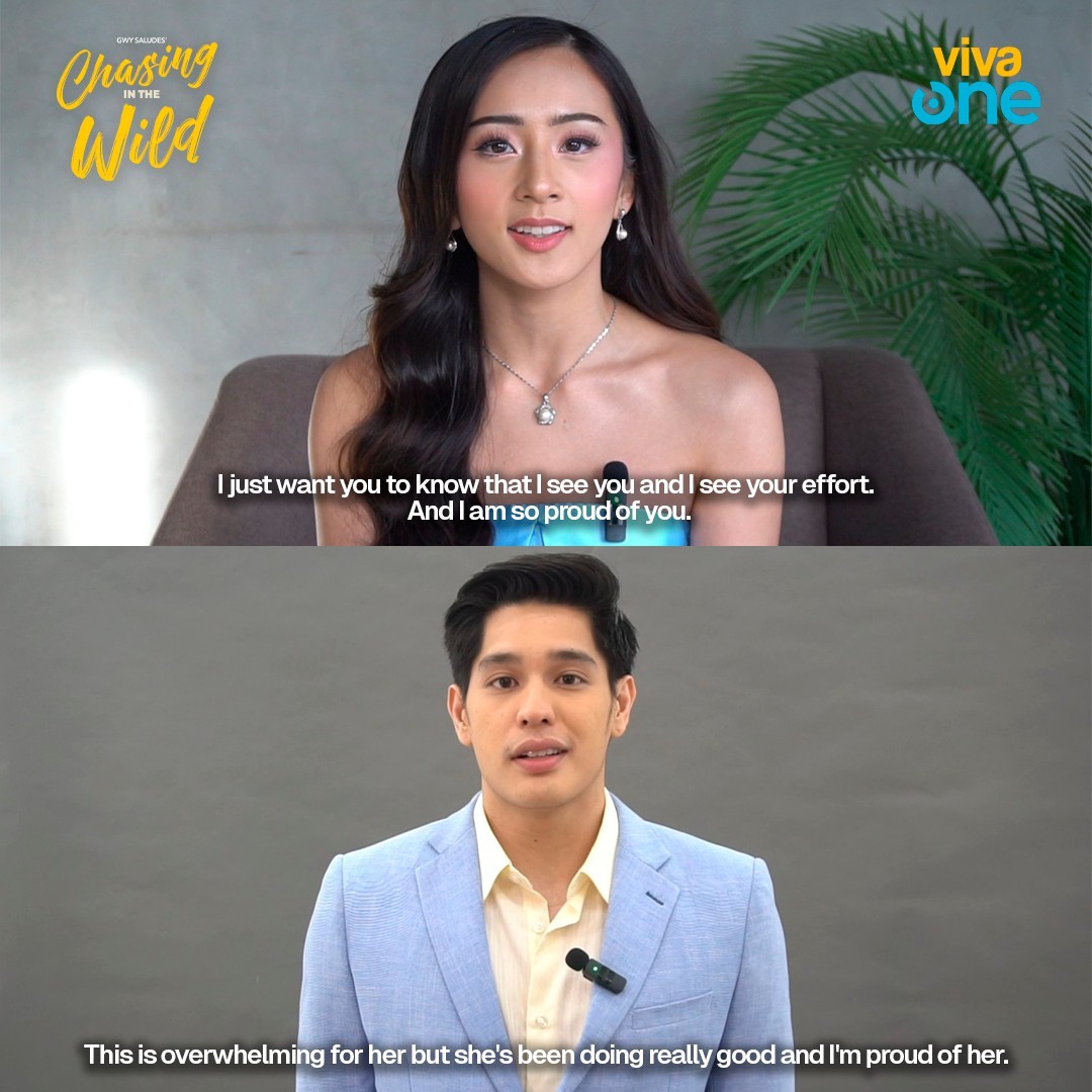 VivaOnePH's tweet photo. Our real-life Elyse and Sevi. Always so supportive of each other 🥺💛

Don't miss #HyGab's heartfelt message for each other on 'LET THE CHASE BEGIN: FAST BREAK TO CHASING IN THE WILD.' Now streaming on #VivaOne!

#ElVi #ElViForThree #CITWPrimer #CITWEra #ChasingInTheWild https://t.co/th95ALYeDk