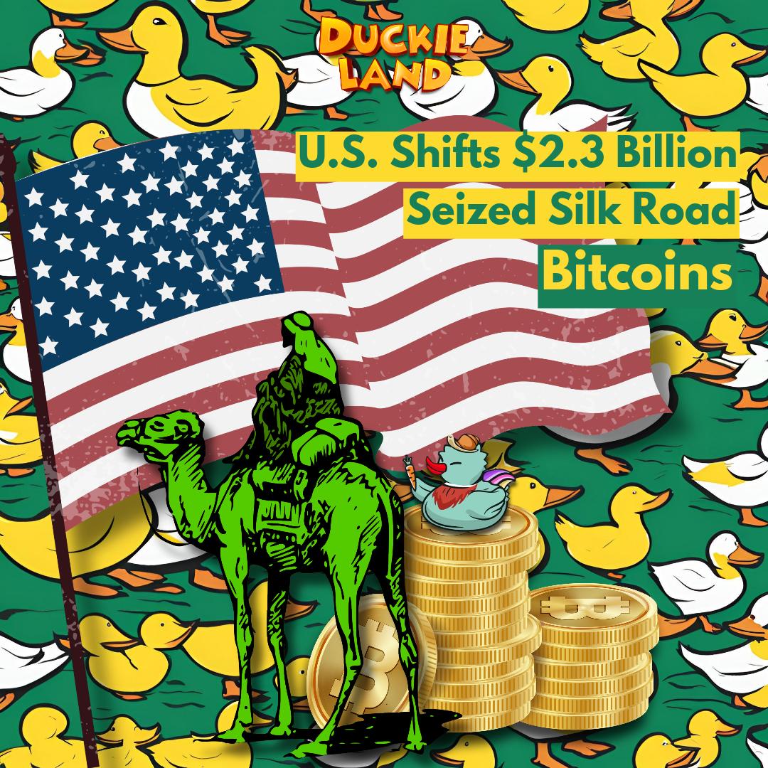 U.S. Shifts $2.3 Billion Seized Silk Road Bitcoins

Read more : instagram.com/p/C-RjXZdvErw/…

#silkroad #bitcoin #usa #news #trending #viral #duckieland #mMETA #game