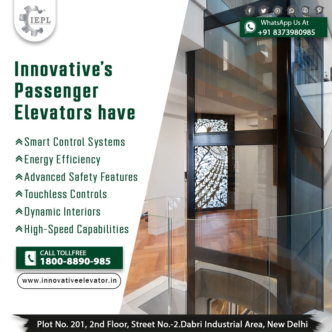 Innoelevatorind's tweet image. ⚙️Innovative&apos;s Passenger Elevators have

✅Smart Control Systems
✅Advanced Safety Features 
✅Touchless Control 
✅Dynamic Interiors
📞1800-8890-985
🌐innovativeelevator.in
💬083739 80985
#InnovativeElevator #passengerelevator #Delhi #NoidaCity #NoidaExtension #DelhiNCR #Delhi