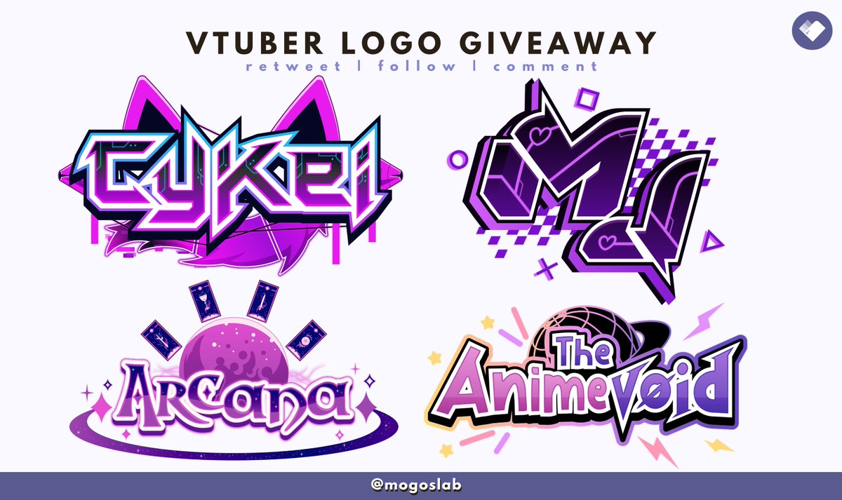 mogoslab_'s tweet photo. ✨Free Logo Giveaway✨
End in 24 hours
To enter:
☑️Follow 
☑️Comment &amp; Retweet
#vtuber #Commission https://t.co/IX6a3ftrIy