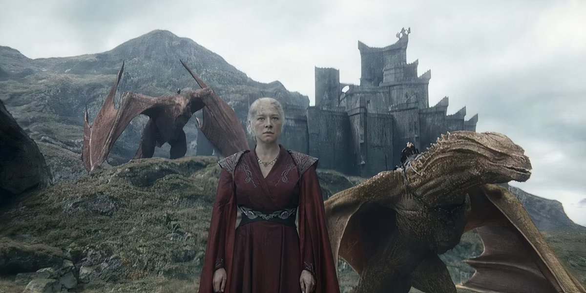 alexmeganh's tweet photo. My hot take is the season should have ended last week with this shot and the finale should have been the Season 3 premier #HouseOfTheDragon #HOTD https://t.co/a99jHD3nxd