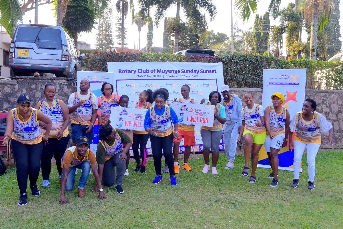 MuyengaSSunset's tweet photo. Are you ready the #RotaryCancerRun2024 come August 25th?

🚀Excited to announce our participation in honoring the cause. Our activation was a blast💥
🙏🏽In memory of those we have lost, those fighting and the survivors.

We are ready!!🌟 https://t.co/kf9NBpWkrY