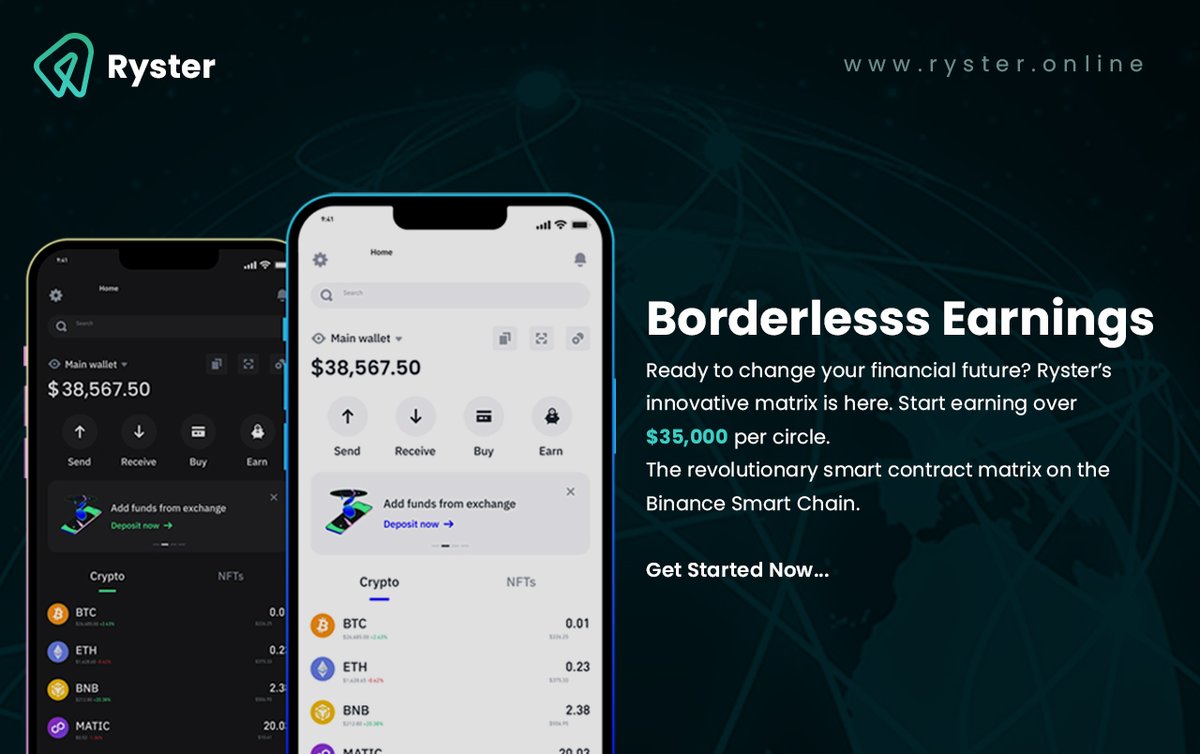 rystermatrix's tweet photo. 🌐 With Ryster, financial freedom is just a smart contract away. Join us and start earning today! 💸🔗 #CryptoEarnings #Blockchain #Ryster https://t.co/PEJgKNJuIj