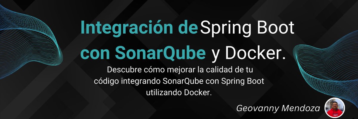 geovannycode's tweet photo. 🚀 Mejora la calidad de tu código con #SonarQube, #SpringBoot y #Docker. ¡Descubre cómo en mi nuevo post! 
🔗https://t.co/3GNTGzBCBr 
#Java #telodijoelgio https://t.co/ilMIGxY2No