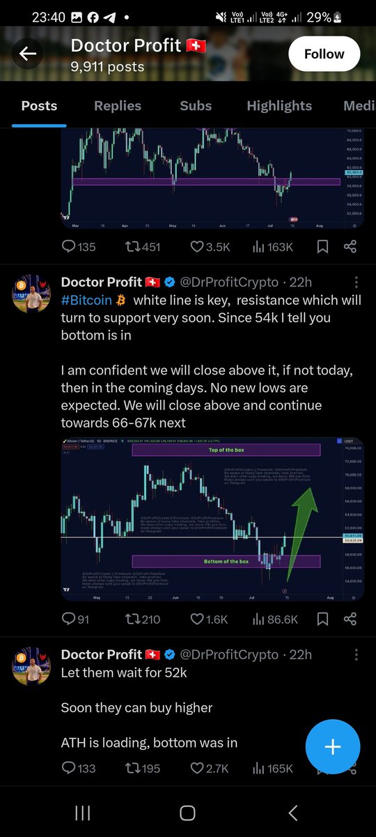 Dom_Sirb's tweet photo. @DrProfitCrypto Which bottom now? Are you realy so retarded? Why so many people are so dum and fallow you.....like wtf.....even the clock dtrikes right 2 times per day..... https://t.co/jXv5Rk2Qwr