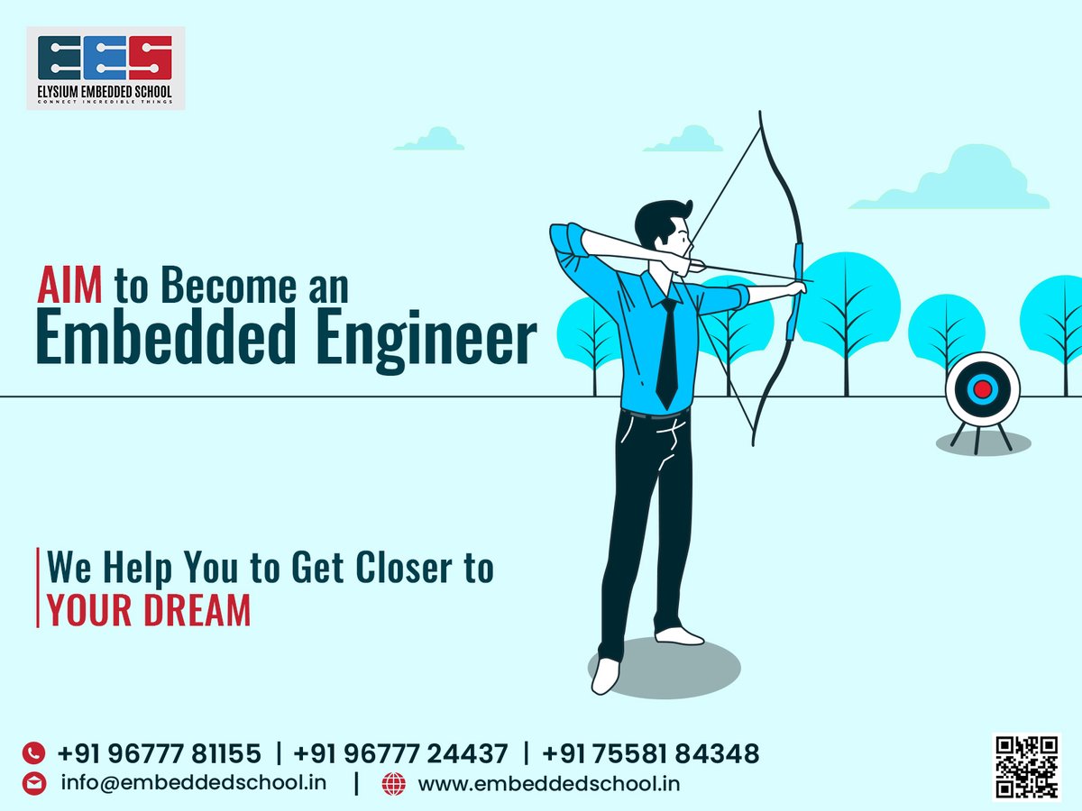EmbeddedSchool's tweet image. 🚀 Become an Embedded Engineer with Elysium Embedded School! 🚀
#ElysiumEmbeddedSchool #EmbeddedEngineer #EngineeringDreams #CareerInTech #TechEducation #HandsOnLearning #EmbeddedSystems #DreamBig #JoinTheFuture #TechCareer #SuccessStory #TechSkills #ArduinoCourses