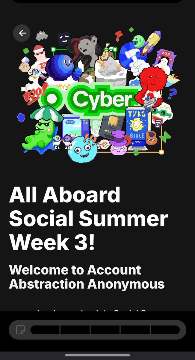 anbu_mohi's tweet photo. Awesome 3rd week started...
@BuildOnCyber @Optimism @Web3WithBinance 
Complete the creative bounties now! #SocialSummer https://t.co/UMemR1tLZU