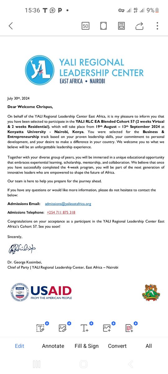 Its my pleasure to be selected to take up a one month competitive  Leadership course @YALIRLCEA <a href="/YALINetwork/">YALI Network</a> <a href="/KenyattaUni/">Kenyatta University #ExperienceKU</a>  Kenya, it is going to be a time of exploring greater heights <a href="/SSLC49/">Star Swahili Learning Center</a> we give you an opportunity to learn Kiswahili language