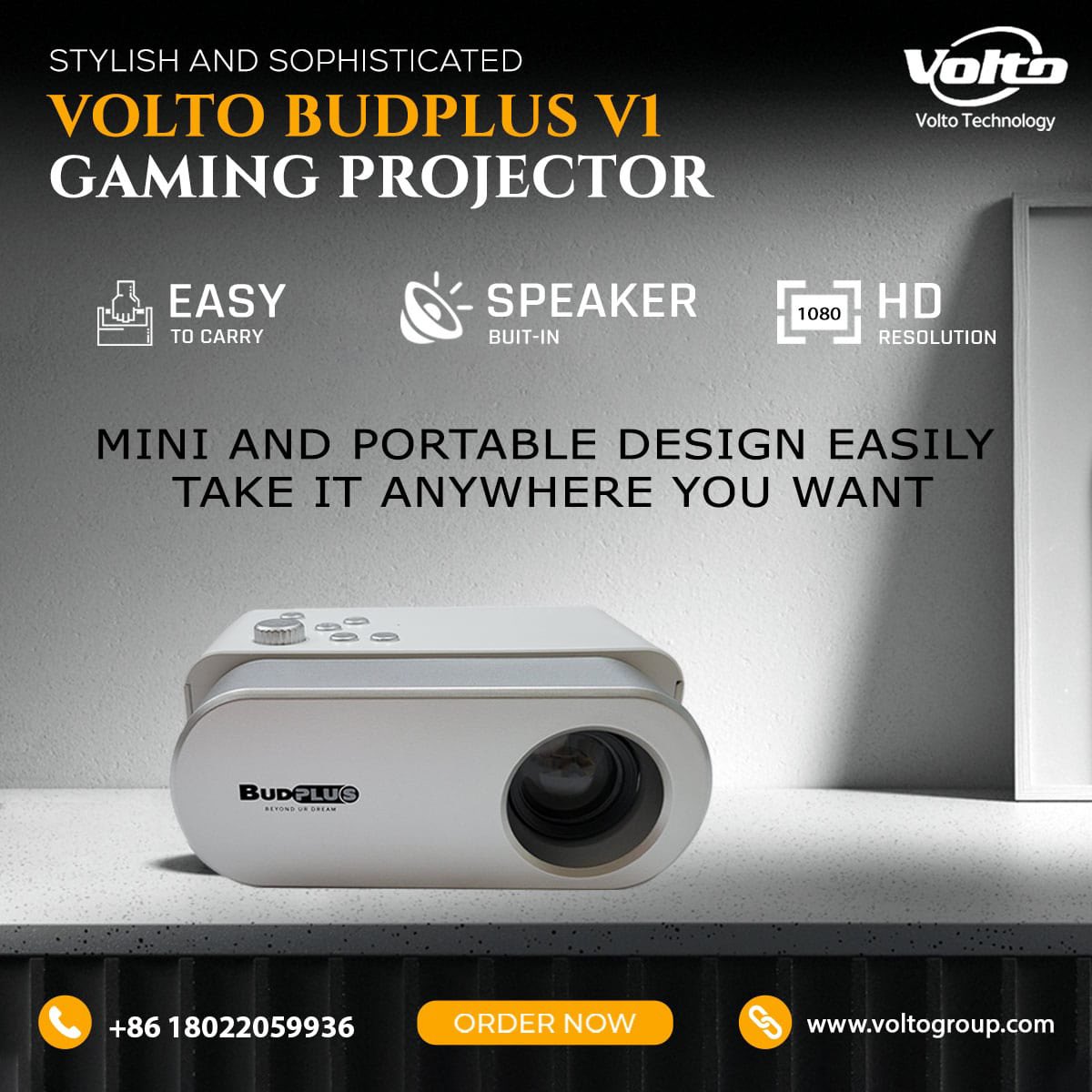 VoltoProjector's tweet image. Experience the future of projection with the Budplus V1, designed to elevate your entertainment, education, and gaming experiences.

#SmartProjector #PortableProjector #GamingProjector #EducationTech #HighResolution #WiFiProjector #BluetoothProjector #BudplusV1 #InnovativeTech