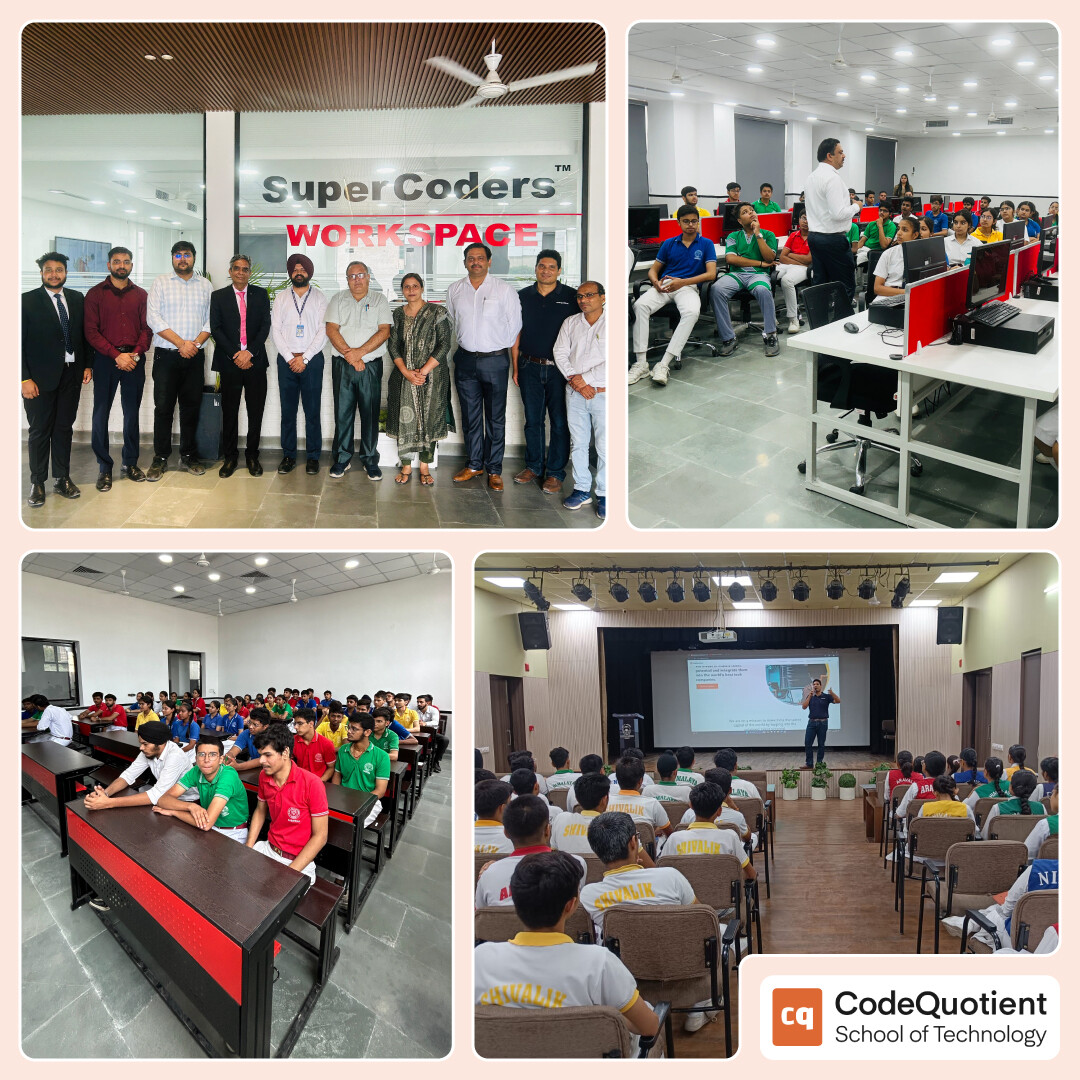 CodeQuotient's tweet image. We are excited to share the progress of our SuperCoders Hunt in July, which saw an incredible turnout of aspiring coders eager to begin their transformative learning journey in software development.
#CodeQuotient #CodeQuotientSchoolOfTechnology #SuperCoders #CodingBootcamp