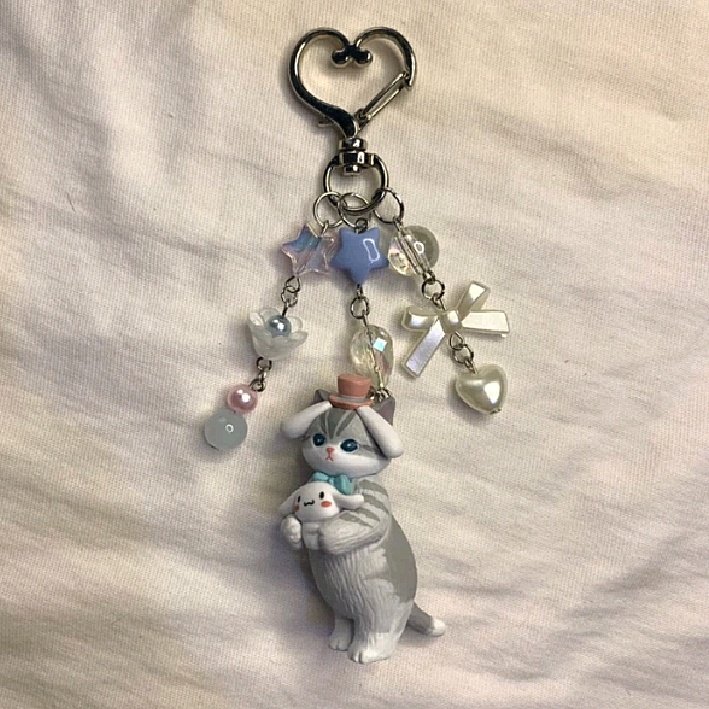 cutie keychain and phone charm

— a thread
