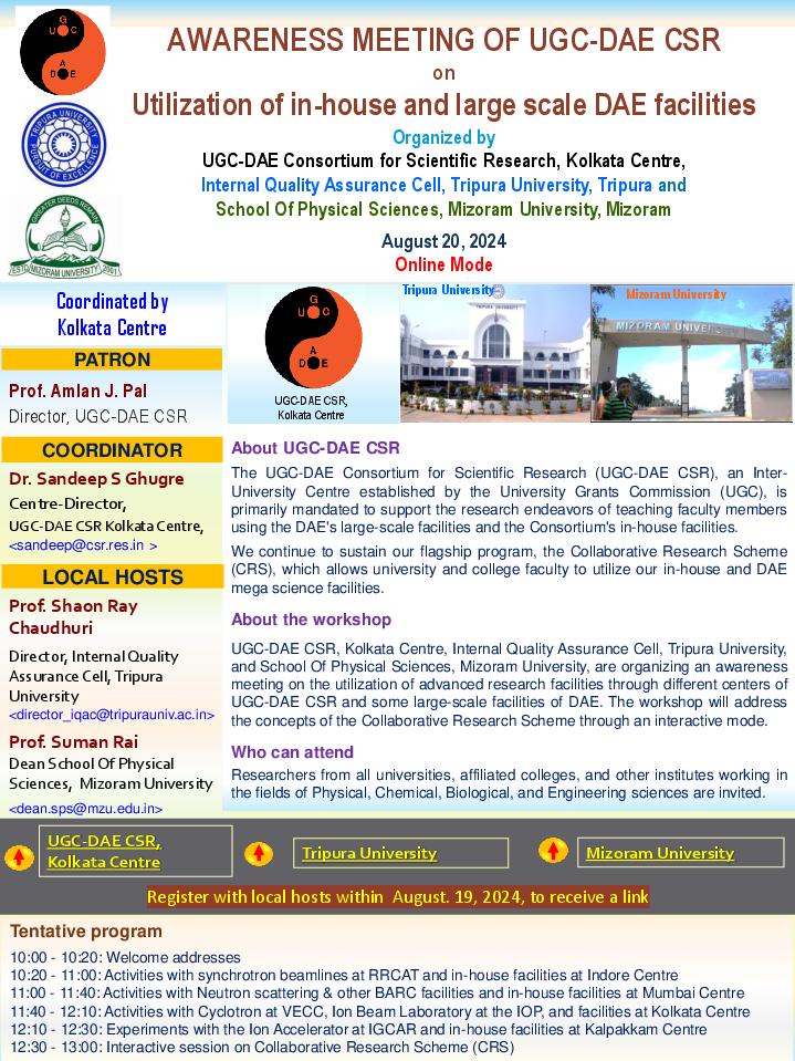 UGC-DAE Consortium for Scientific Research tweet media