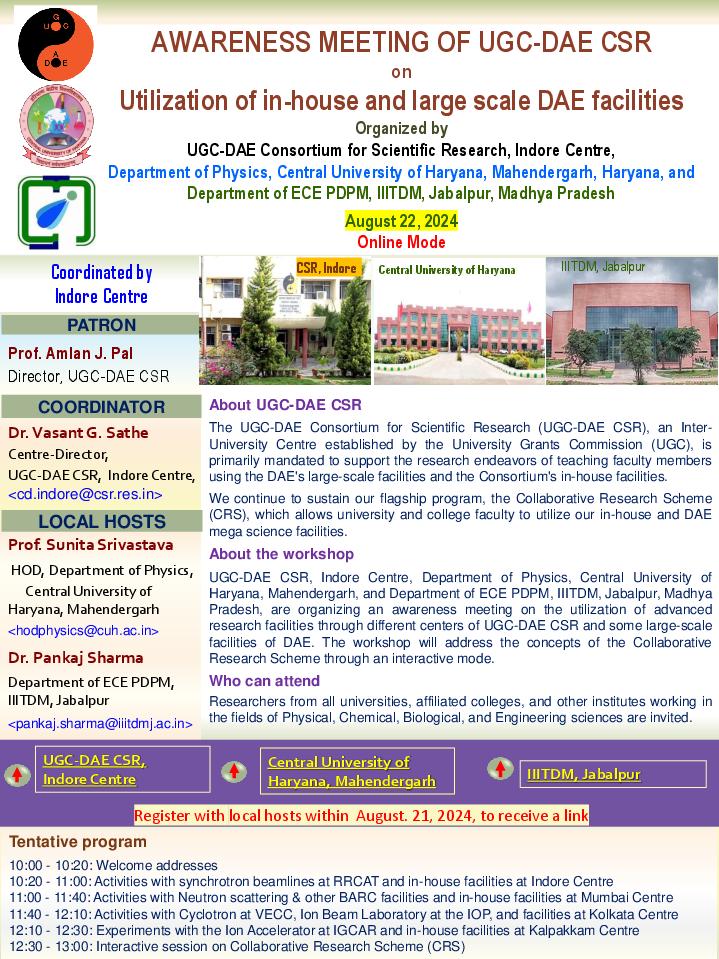 UGC-DAE Consortium for Scientific Research tweet media
