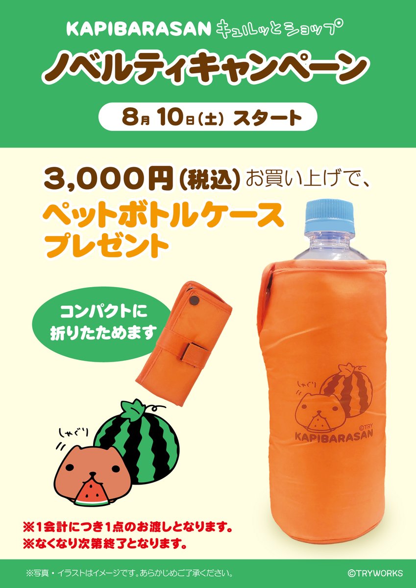 カピバラさんキュルッとショップ【公式】 (@kyurutk) / Posts / X