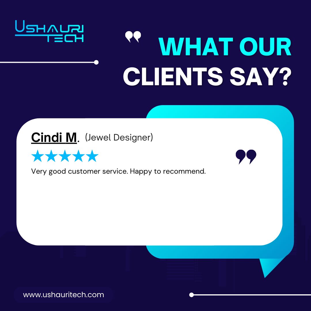 UshauriTech's tweet image. Thank you for your trust in our services!

#everyone #webdesign #webdevelopment #digitalmarketing #branding