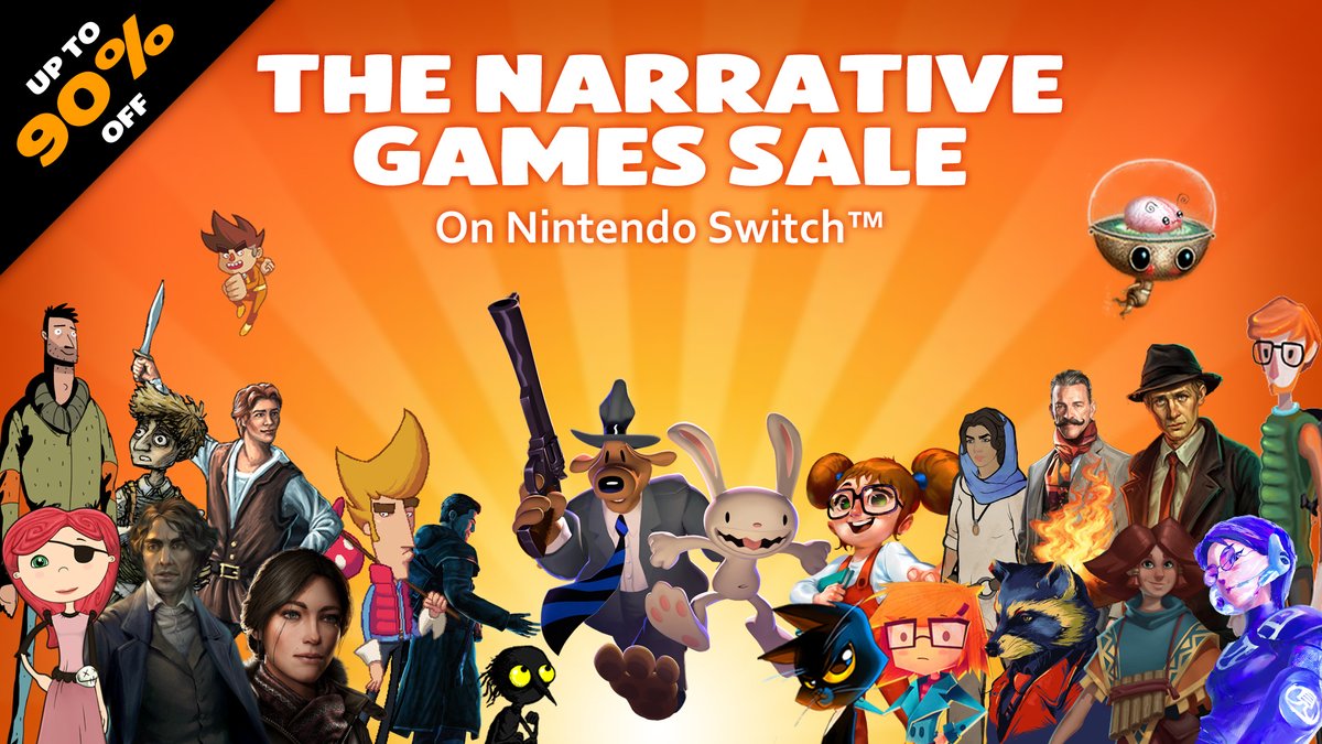 Amanita_Design's tweet image. There&apos;s less than 24 hours left for the Narrative Games themed sale on Nintendo Switch - that includes Creaks with a 75% discount! 👀

Check out the sale page 👇
adventuregamesale.com