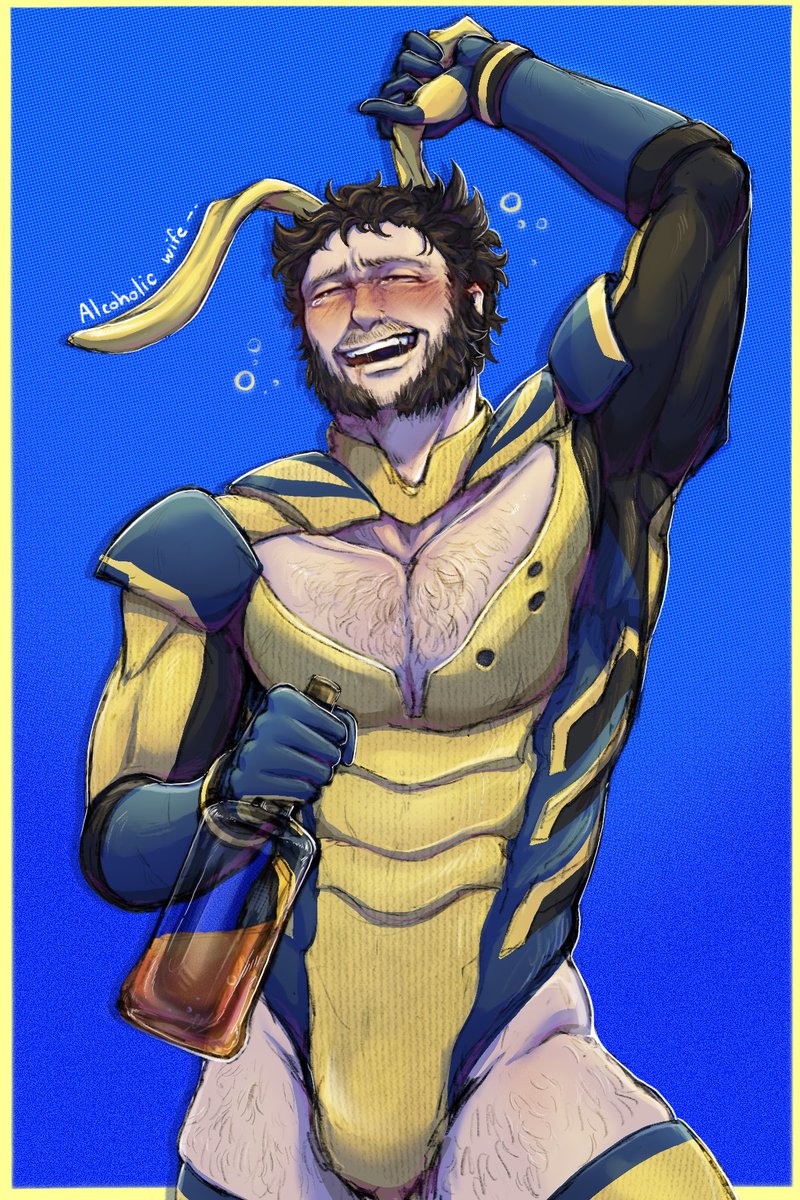 baimonbluewhale's tweet photo. Meet my alcoholic wife with bunny girl suit *kiss💛

จะเอาไปทำโปสการ์ดขายคับ สนบ่พี่?😎✨

 #Wolverine https://t.co/A3IWguNQY4