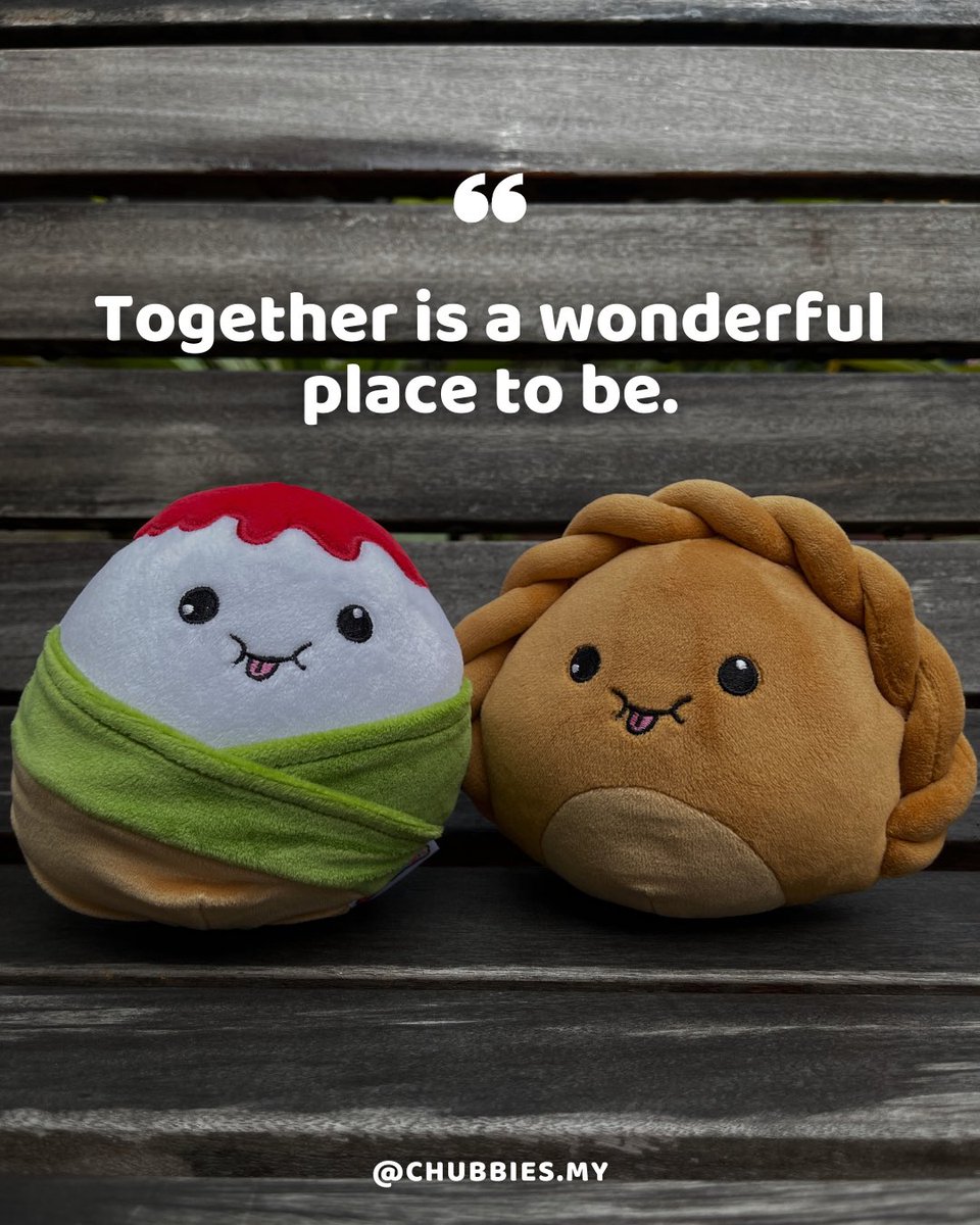 chubbiesmy's tweet photo. You and me ❤️ #chubbies #plush https://t.co/dR3lUVhnCA