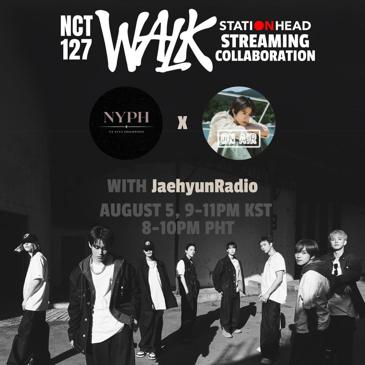 NayutaPH's tweet photo. Stream with us later for a @STATIONHEAD #WALK streaming party hosted by @NayutaPH π with @JaehyunRadio π
π Aug 5, Monday
β°9-11PM KST/ 8-10PM PHT
π https://t.co/9MdKggc30c
#YUTA #μ ν #Jaehyun
#WalkStreamingParty
#YUTAMIStream #ValentineStream
#WALKwith127 #NCT127_WALK https://t.co/h7S2qAJynr