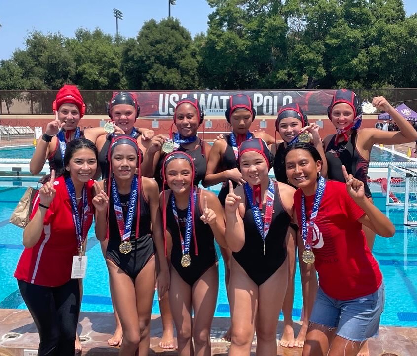 USAWP's tweet image. Congratulations to the Junior Olympics Session 2 Silver Division medalists!

12u Girls
🥇  @RBWPC Red
🥈 Los Alamitos
🥉 Temple City

#2024JOs | #WaterPolo