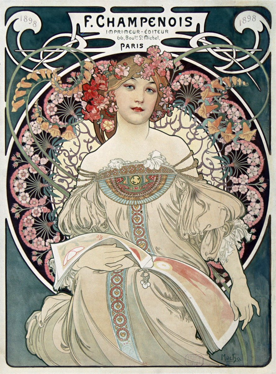 CenturyArtMedia's tweet photo. Alphonse Mucha - Art Nouveau Paintings and Art - 40 Trading Cards Set - NO Duplicates! French Art - Vintage Illustration - Classic Designs
Available Here: https://t.co/yaKtf9NXvg

#alphonsemucha #artnouveau #classicart #artcards #artistcards #vintageart
https://t.co/3mf5KOyDE5