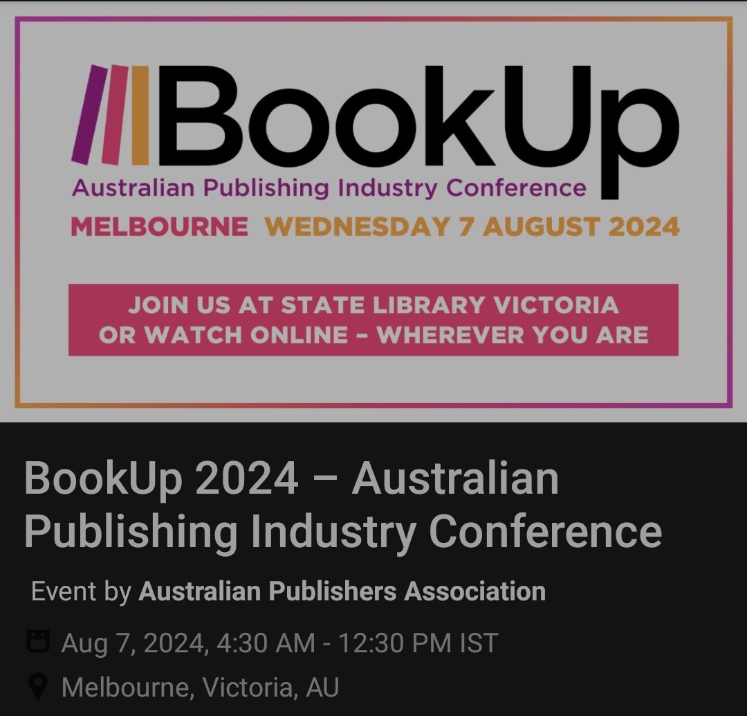 arpitayodapress's tweet photo. Off to Melbourne where I shall be delivering the opening keynote address at the APA's annual publishers' conference #BookUp https://t.co/5bKke5YSjJ