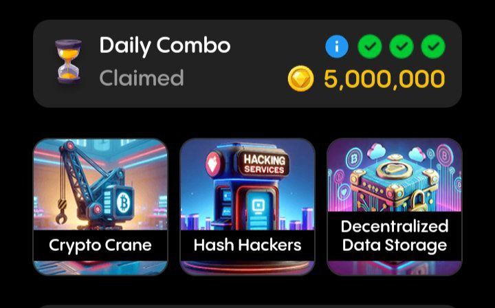 RubiMigration's tweet photo. 🔳 #GEMZCOIN BOT MINING 🔳

05 August 

☝️☝️ Today's #dailycombo CODE ☝️☝️

💥Very Strong Project💥
😱Very Early, Start Now⛏

🤝Baked by Bored Ape , OpenSea

💪Other partners:
• #Polymarket • #phantom
• #NIMNetwork  #PudgyPeguins
• #Azuki 

RT 🔄 FOLLOW https://t.co/tc7fCCiD4n