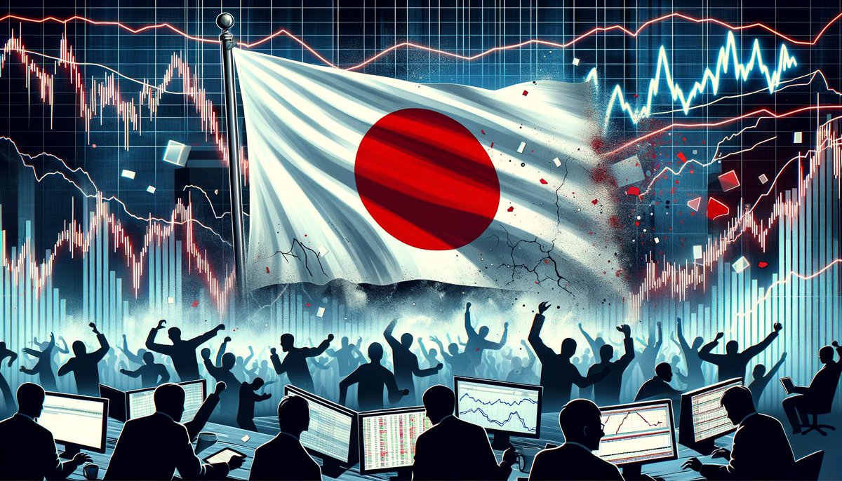 BRICSinfo's tweet image. JUST IN: 🇯🇵 Japan's Nikkei stock index falls over 4,000 points, the largest drop in its history.