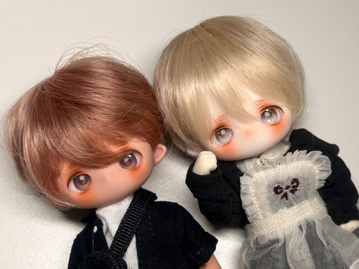 구몬 진짜 잘끝내고나니 새색상의 가발샘플이 와있었다...!