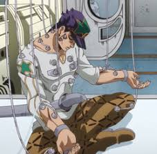 backupmephone's tweet photo. @ObiAgain @whosleviathan It's the same thing jotaro has in part 6. the cock suck-inator https://t.co/TXO6i0i399