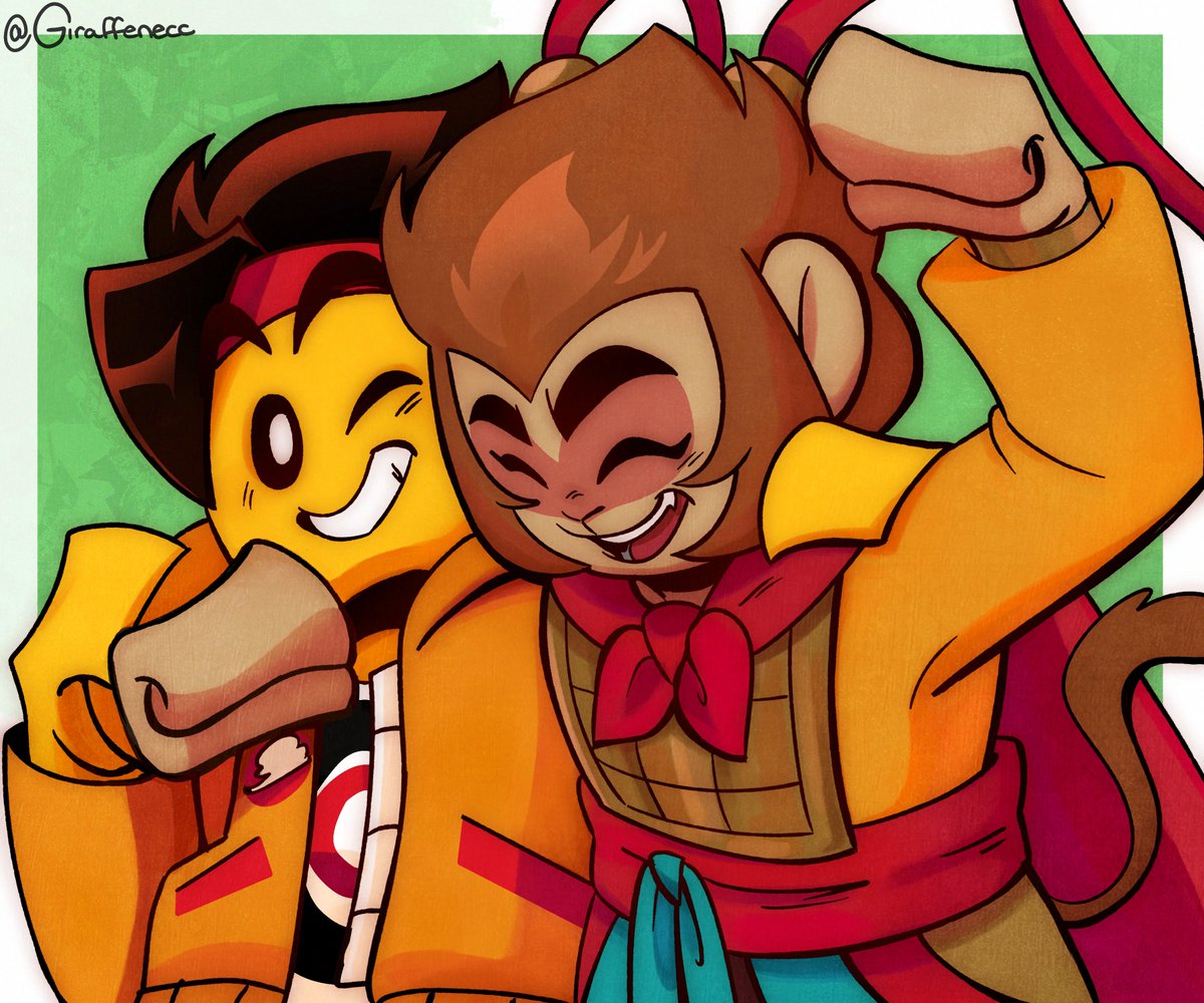 Their duo 🥹🫶

#LEGOMonkieKid #legomonkiekidfanart