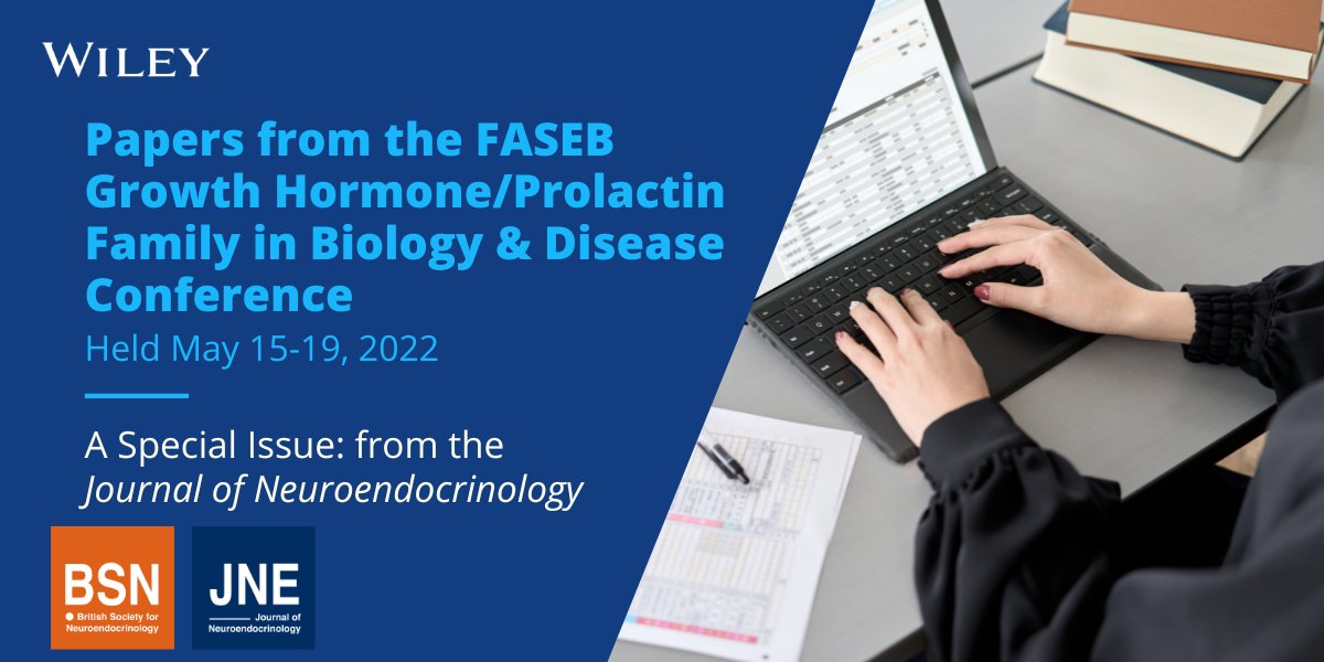 BSN (@bsneuroendo) on Twitter photo NEW <a href="/JNE_Editor/">JNE</a> Special Issue from the FASEB Growth Hormone (GH)/Prolactin (PRL) Family in Biology & Disease Conference held May 15th-19th, 2022
Editors: Paul Le Tissier & Dave Grattan <a href="/ProlactinGuy/">Dave Grattan</a>
Read the Special Issue: onlinelibrary.wiley.com/toc/13652826/2…
<a href="/WileyHealth/">Wiley Clinical Health</a> NEW <a href="/JNE_Editor/">JNE</a> Special Issue from the FASEB Growth Hormone (GH)/Prolactin (PRL) Family in Biology & Disease Conference held May 15th-19th, 2022
Editors: Paul Le Tissier & Dave Grattan <a href="/ProlactinGuy/">Dave Grattan</a>
Read the Special Issue: onlinelibrary.wiley.com/toc/13652826/2…
<a href="/WileyHealth/">Wiley Clinical Health</a>