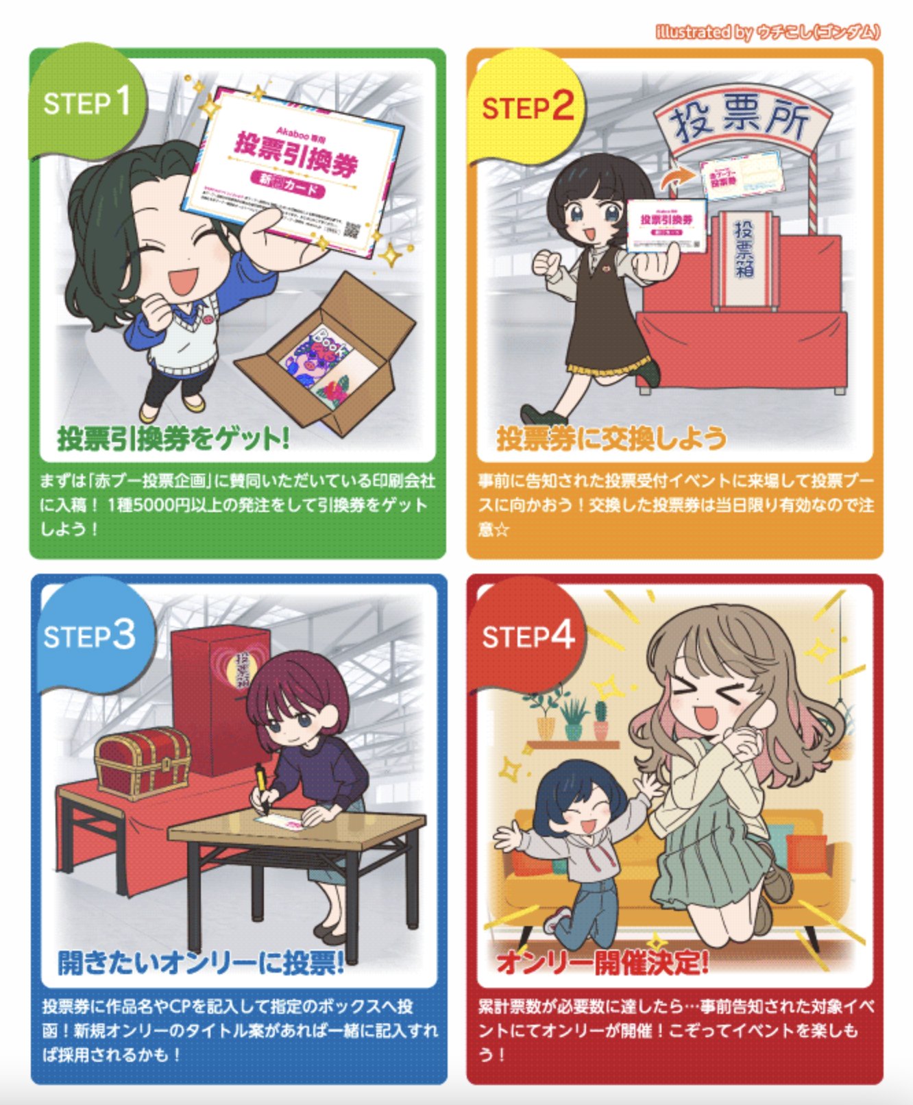 赤ブー 投票引換券 新刊カード - メルカリ
