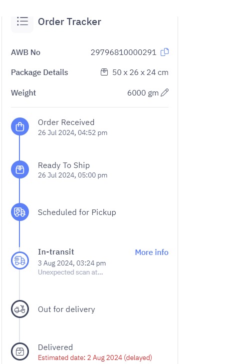 what is happening with my courier. There is no response from delhivery team. Now It's 6 days delay in delivery of my packet.  Please respond <a href="/delhivery/">Delhivery</a> <a href="/help_delhivery/">helpdesk_delhivery</a>