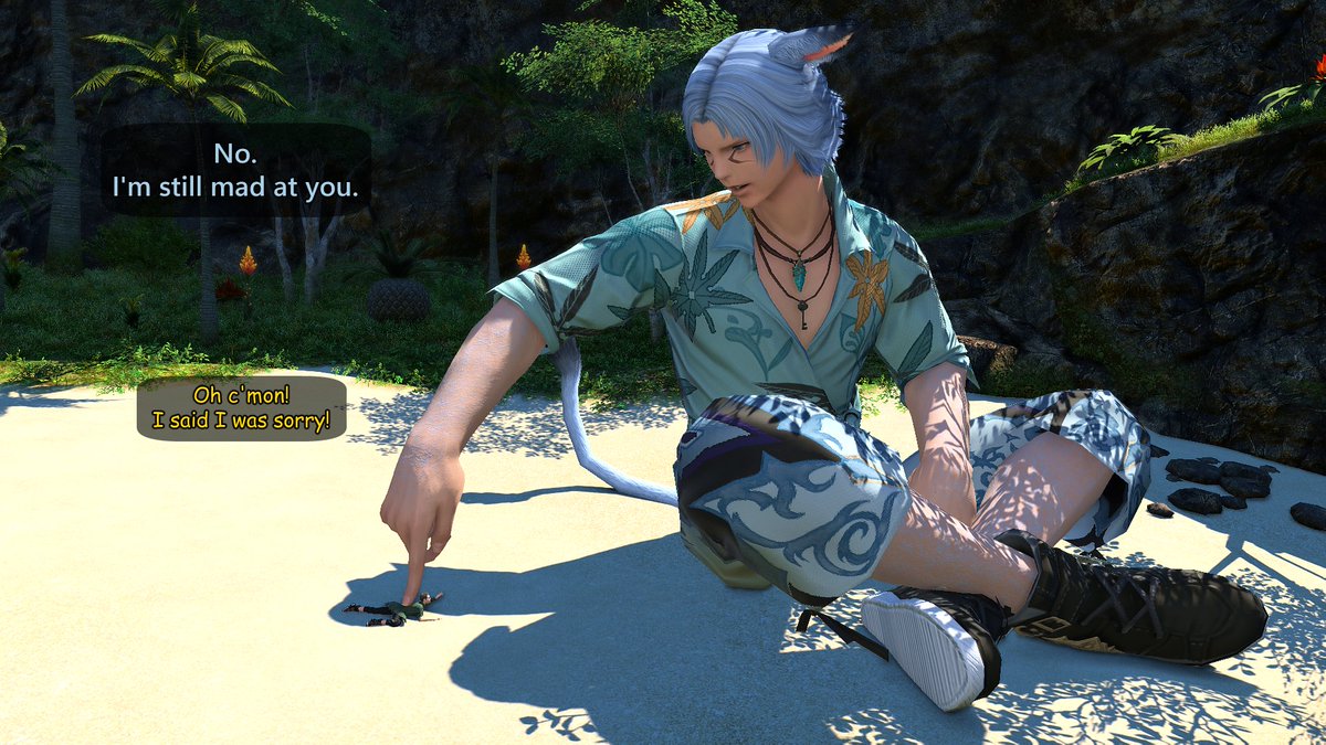 KheiLimeCat's tweet image. Sometimes Leona doesn&apos;t think before doing things.. 

Like bringing a boatload of strangers to her bestie&apos;s island while he&apos;s not in a condition to host guests.

Luckily for her, this&apos; about as angry as he gets. Even if he&apos;s mad, he&apos;s still careful with her.

#sizerwitter #sfwgt