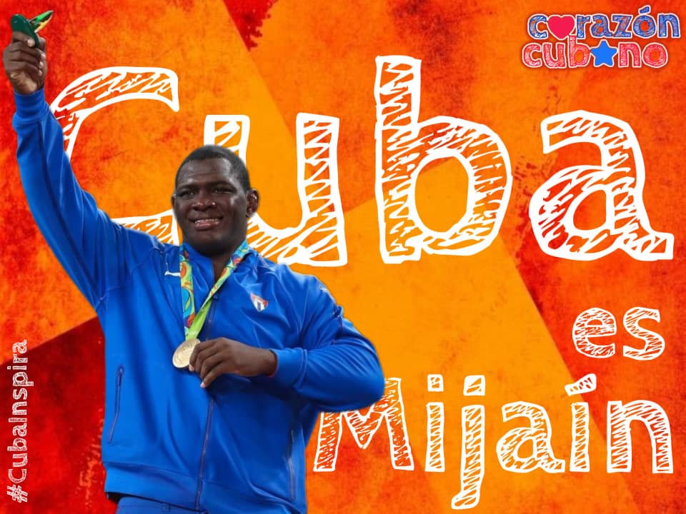 El Gigante de Herradura sube hoy al colchón en #Paris2024 y #Cuba entera estará con él. #CubaInspira