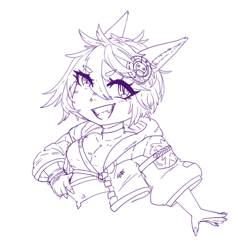 _smichi's tweet image. Lil' Yaana/Black Cat chibi for the night. 
#FFXIV