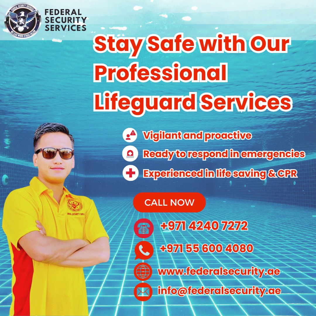 Federal Security Services (@federaldubai) on Twitter photo 🌊 Dive into safety with Federal Security Services! Our expert lifeguards are always on duty to ensure your peace of mind.
📞 Call us now at +971 4240 7272 or +971 55 600 4080
🌐 Visit us at federalsecurity.ae
📧 Email us at info@federalsecurity.ae
#LifeguardServices 🌊 Dive into safety with Federal Security Services! Our expert lifeguards are always on duty to ensure your peace of mind.
📞 Call us now at +971 4240 7272 or +971 55 600 4080
🌐 Visit us at federalsecurity.ae
📧 Email us at info@federalsecurity.ae
#LifeguardServices