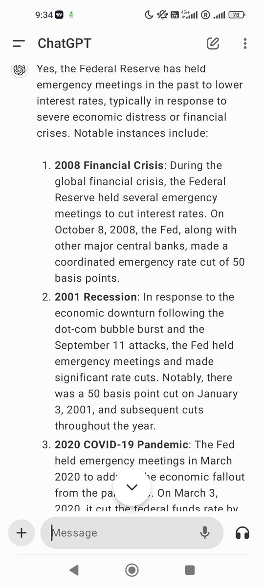 TraderLudo's tweet photo. So yes the fed on the past had emergency meeting to change the rate https://t.co/DqzhWhh6tO