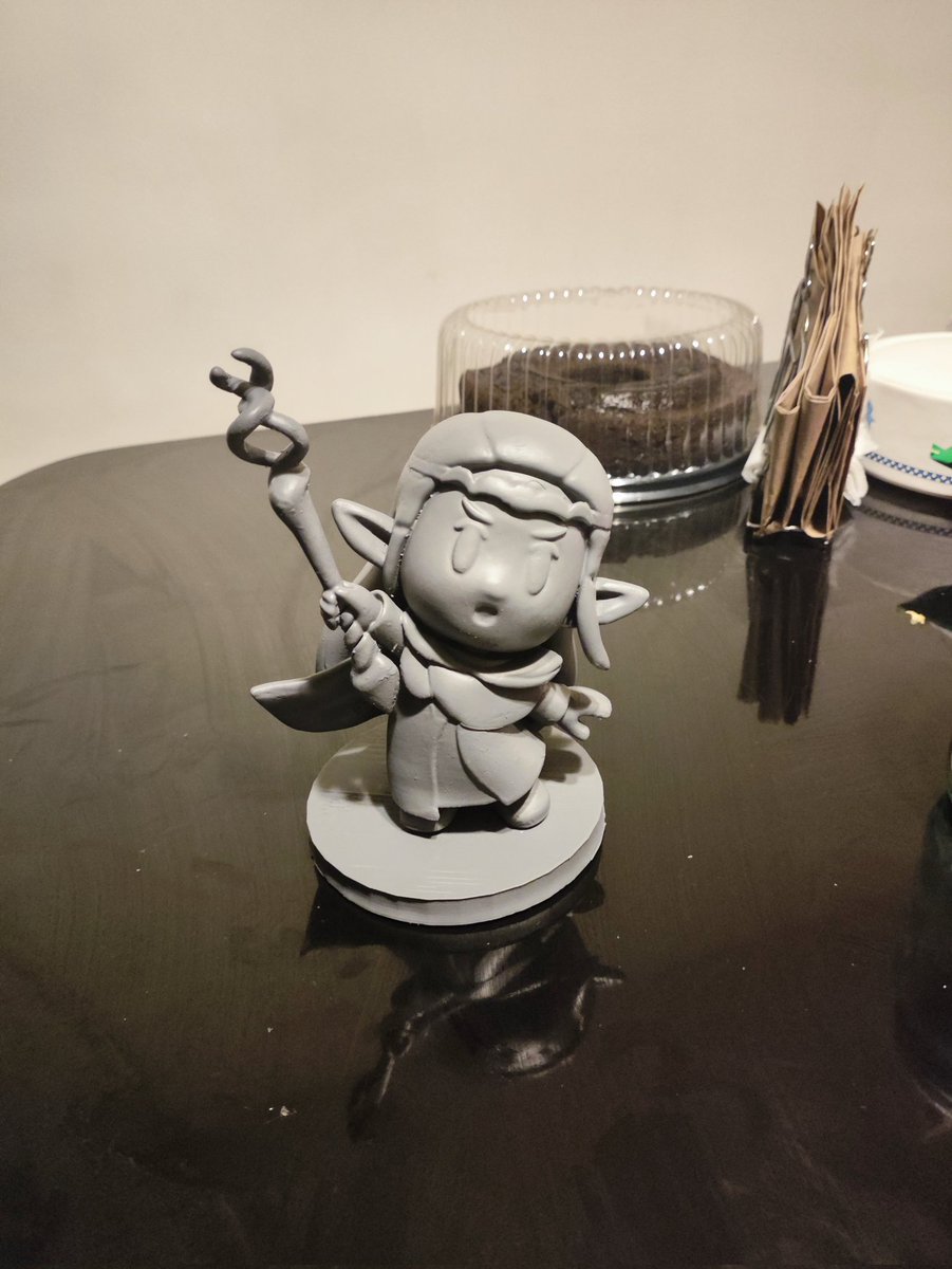 Figura de Zelda echoes of wisdom que hice hoy 😌