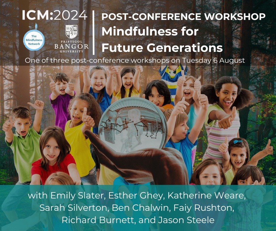 We're in beautiful Bangor <a href="/MindfulnessN/">The Mindfulness Network</a>'s ICM:2024!

There's still time to join us online for a special one-day workshop hosted by MiSP tomorrow: 'Mindfulness for Future Generations'.

Find out more: internationalmindfulnessconference.com/2024/06/21/min… #MindfulnessInSchools #MiSPcharity