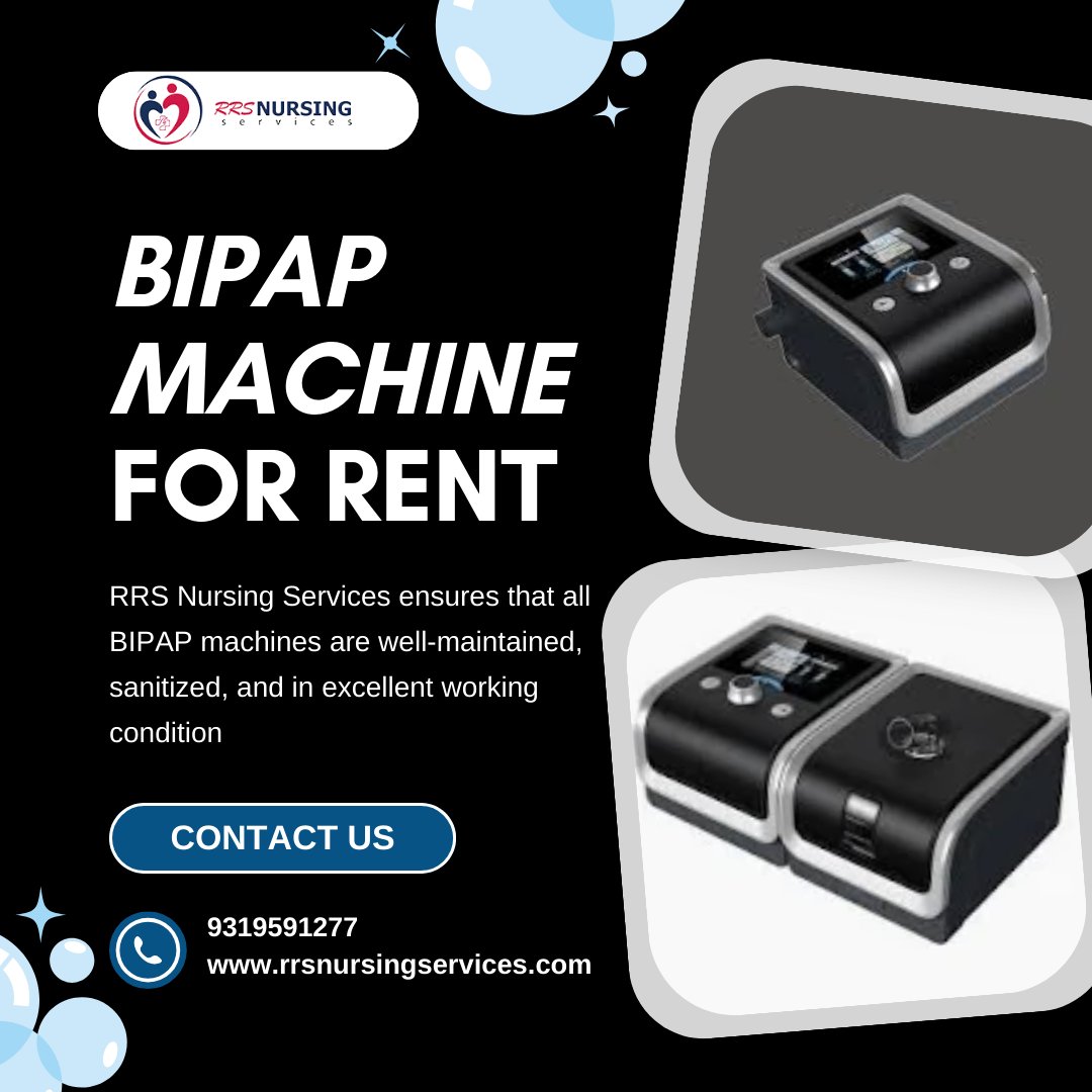 Rohitkumar60230's tweet image. BIPAP MACHINE FOR RENT IN SECTOR 137 NOIDA

RRS Nursing Services ensures that all BIPAP machines are well-maintained, sanitized, and in excellent working condition
#bipapmachine
