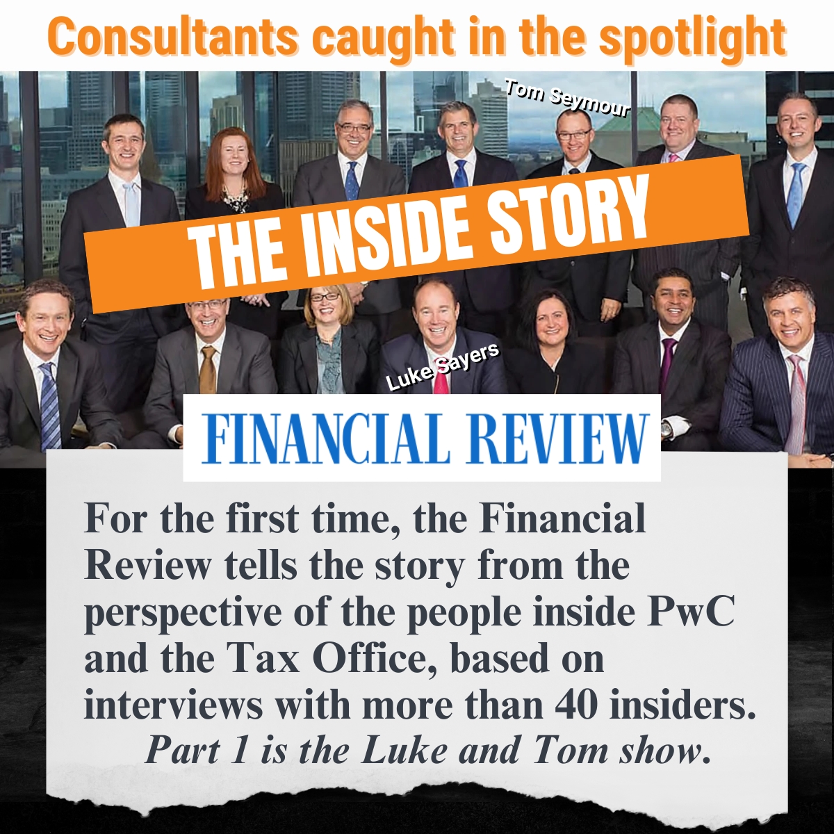 BarbaraPocock's tweet image. For anyone interested in finding out what happened inside PwC as the tax leaks scandal unfolded, this series in the AFR is brought to you by the team that has consistently exposed critical facts about the case from reliable insiders right from the start. Enjoy!