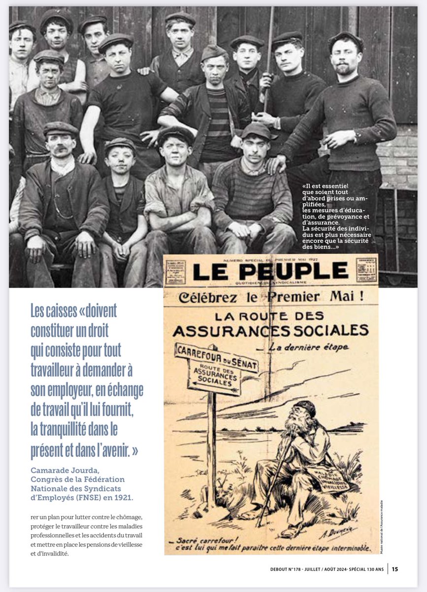 Les militants de la #FECFO à l’origine de NOTRE sécurité sociale avec une devise:
«On cotise suivant ses moyens et l’on consomme suivant ses besoins !»
Ne l’oublions jamais !
Battons nous pour préserver ces acquis !
Rejoignez nous !
Ensemble on est plus fort !
Adhérez à FO !
#FO